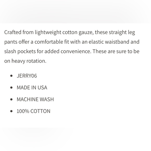 VELVET Jerry pant. Super soft, effortless chic & super versatile. XS. - Picture 6 of 10